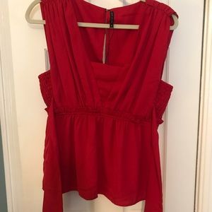 Red n/s blouse